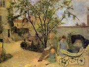 Paul Gauguin Garden in Vaugirard oil on canvas